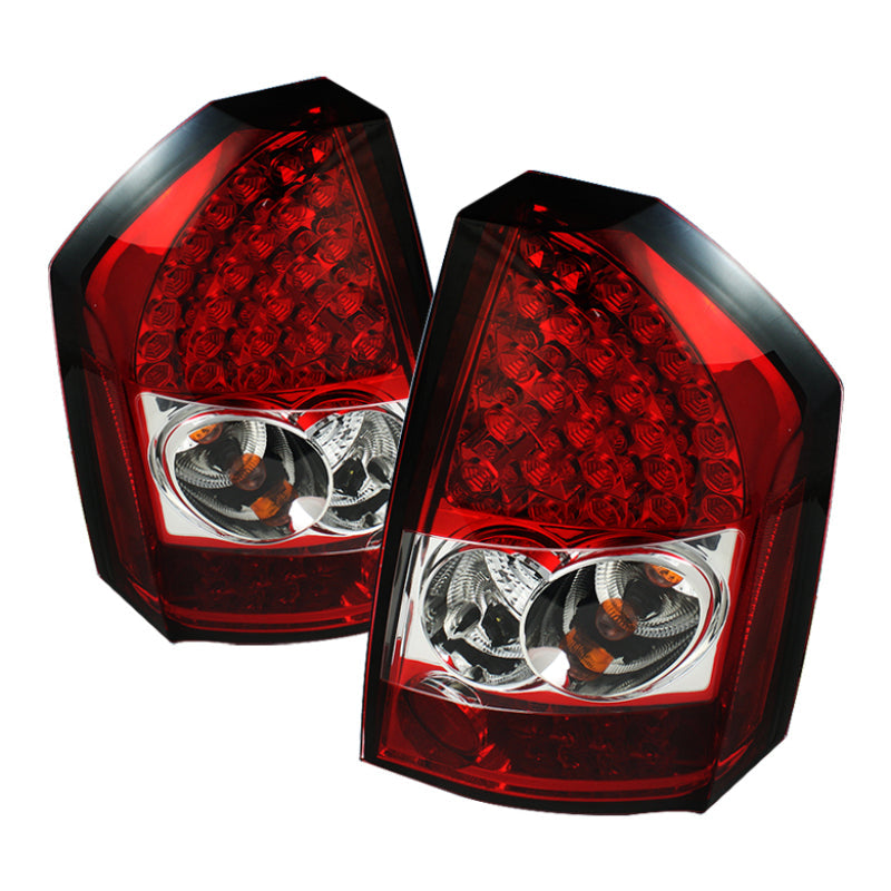 SPYDER Chrysler 300C 08-10 LED Tail Lights Red Clear ALT-YD-C308-LED-RC 5034397