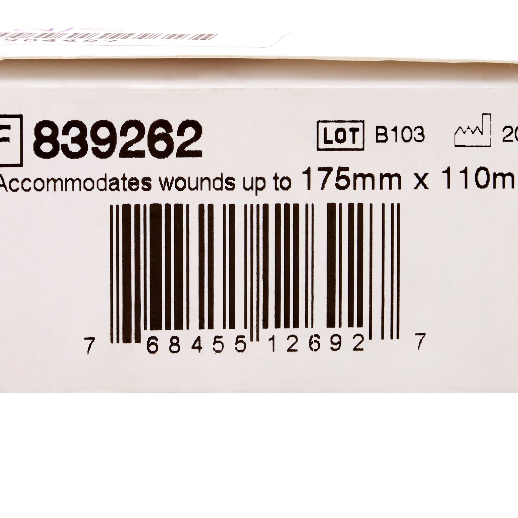 Eakin® Fistula and Wound Drainage Pouch, Cut to Fit Stomas 173 x 108mm 839262