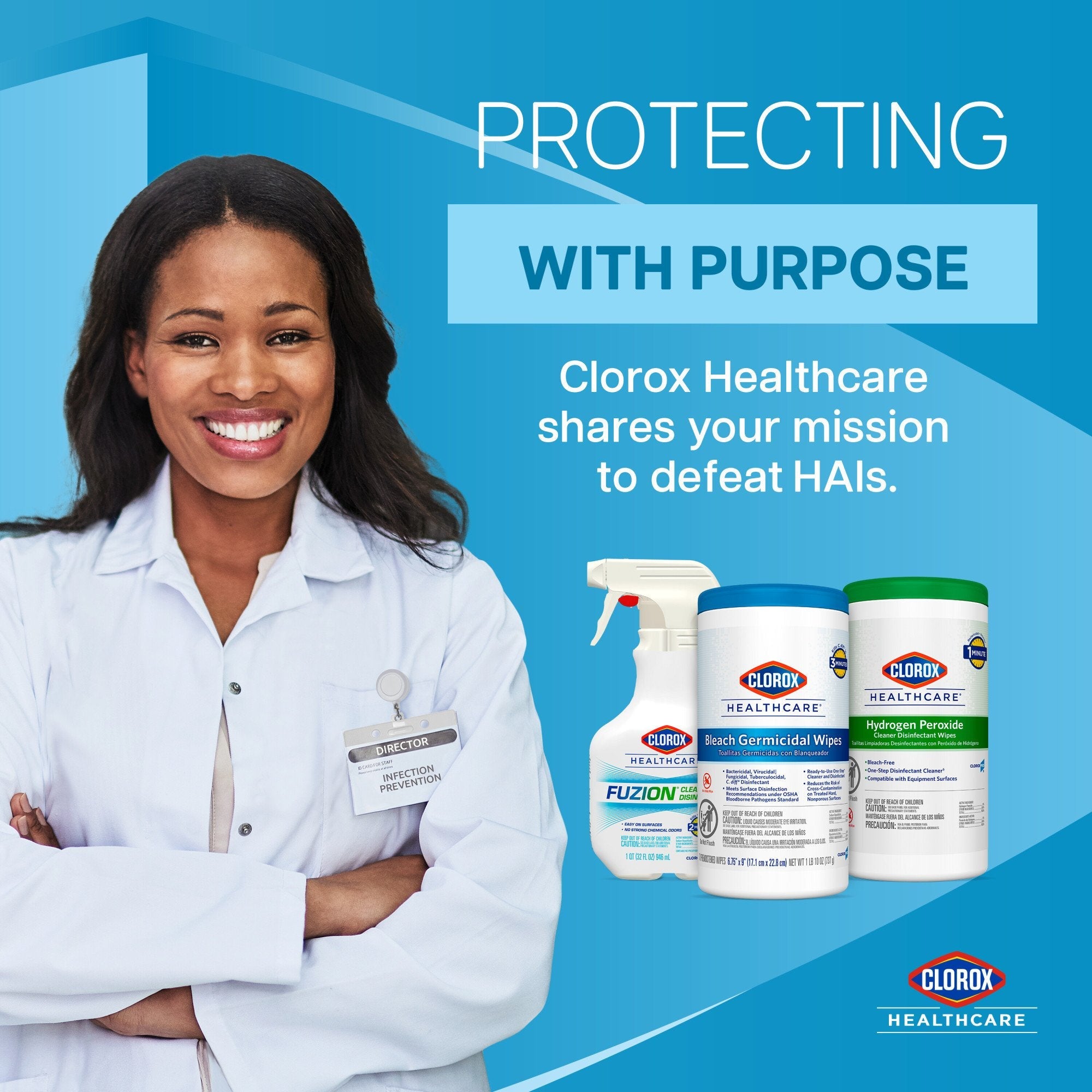 Clorox Healthcare® Bleach Germicidal Wipes, Canister, 70 ct. 35309