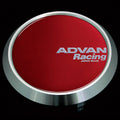 Advan 63mm Flat Centercap - Candy Red V3496
