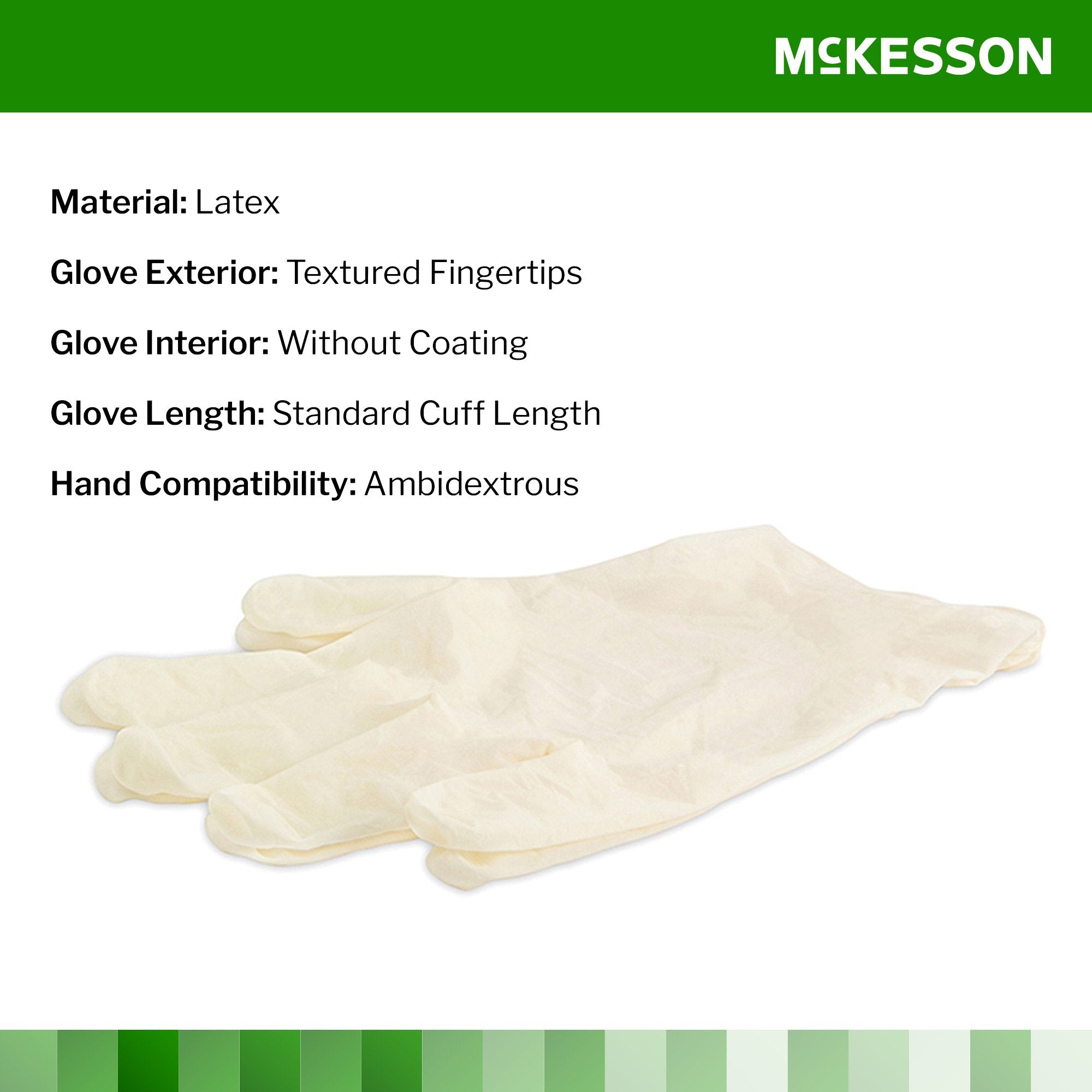 McKesson Confiderm® CL Latex Exam Glove, Extra Large, Ivory 14-430