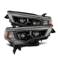 AlphaRex 14-20 Toyota 4Runner PRO-Series LED Proj Headlights Alpha-Black w/Sequential Signal/DRL 880850 *Discontinued