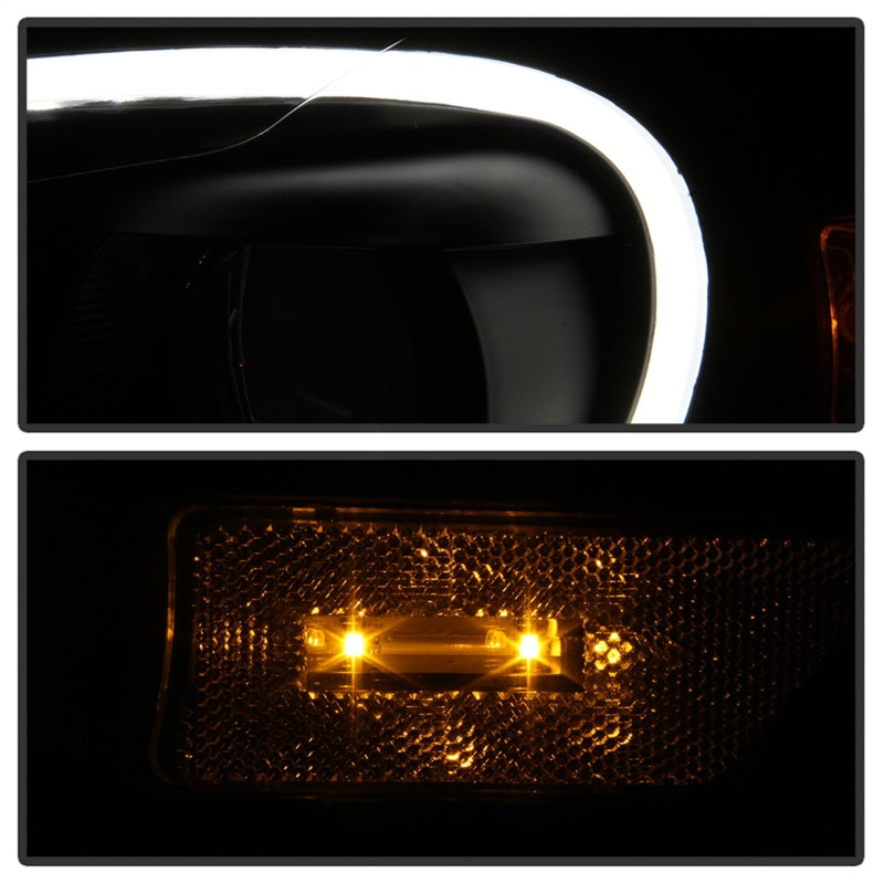 SPYDER xTune 06-13 Chevrolet Impala LED Light Bar Headlights - Black Smoke (PRO-JH-CIM06-LB-BSM) 9042256
