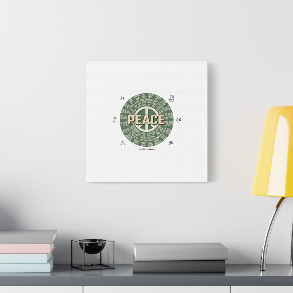 Peace doodle canvas | hand drawn sketch aesthetic, handwritten message