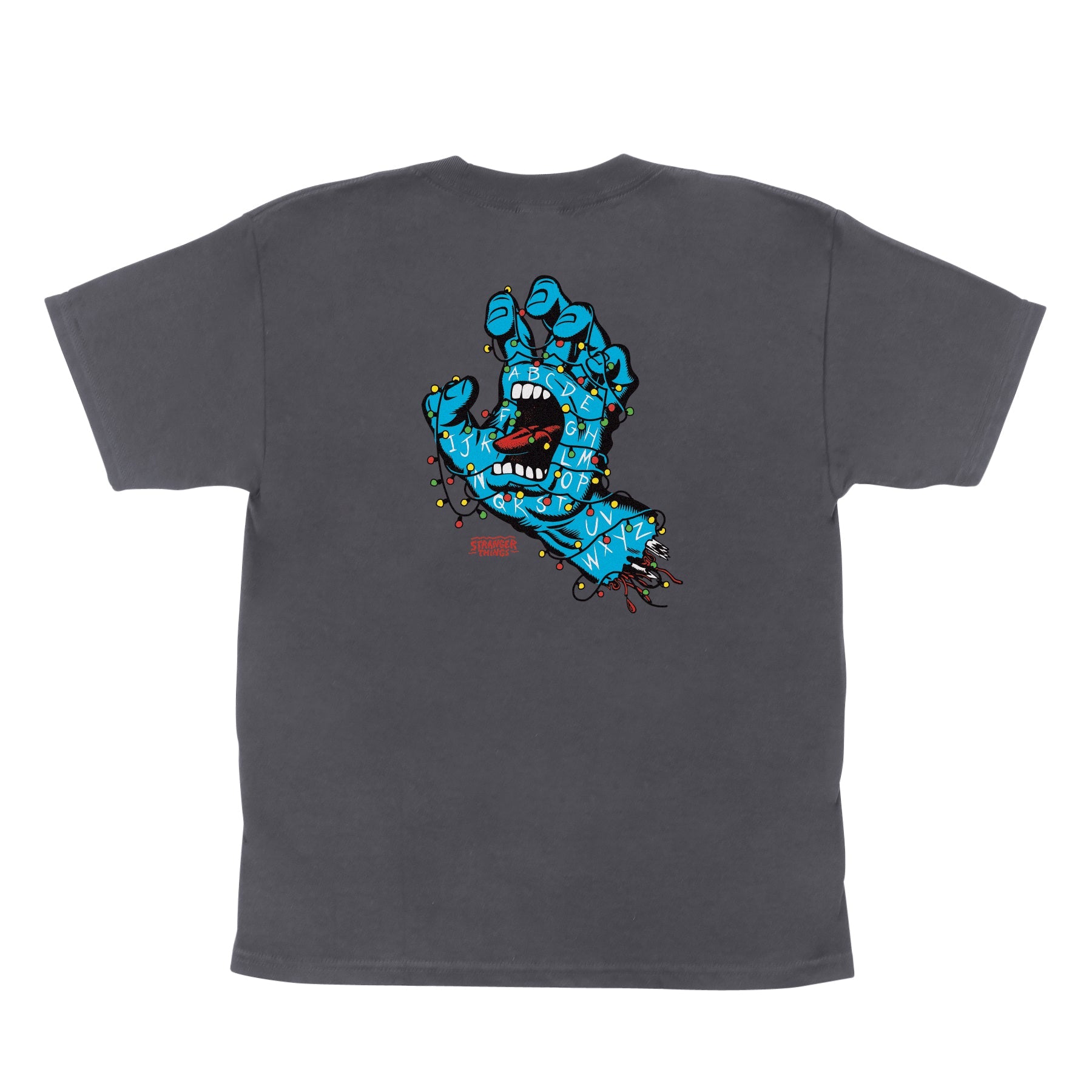 SANTA CRUZ x STRANGER THINGS SCREAMING LIGHTS YOUTH T-SHIRT