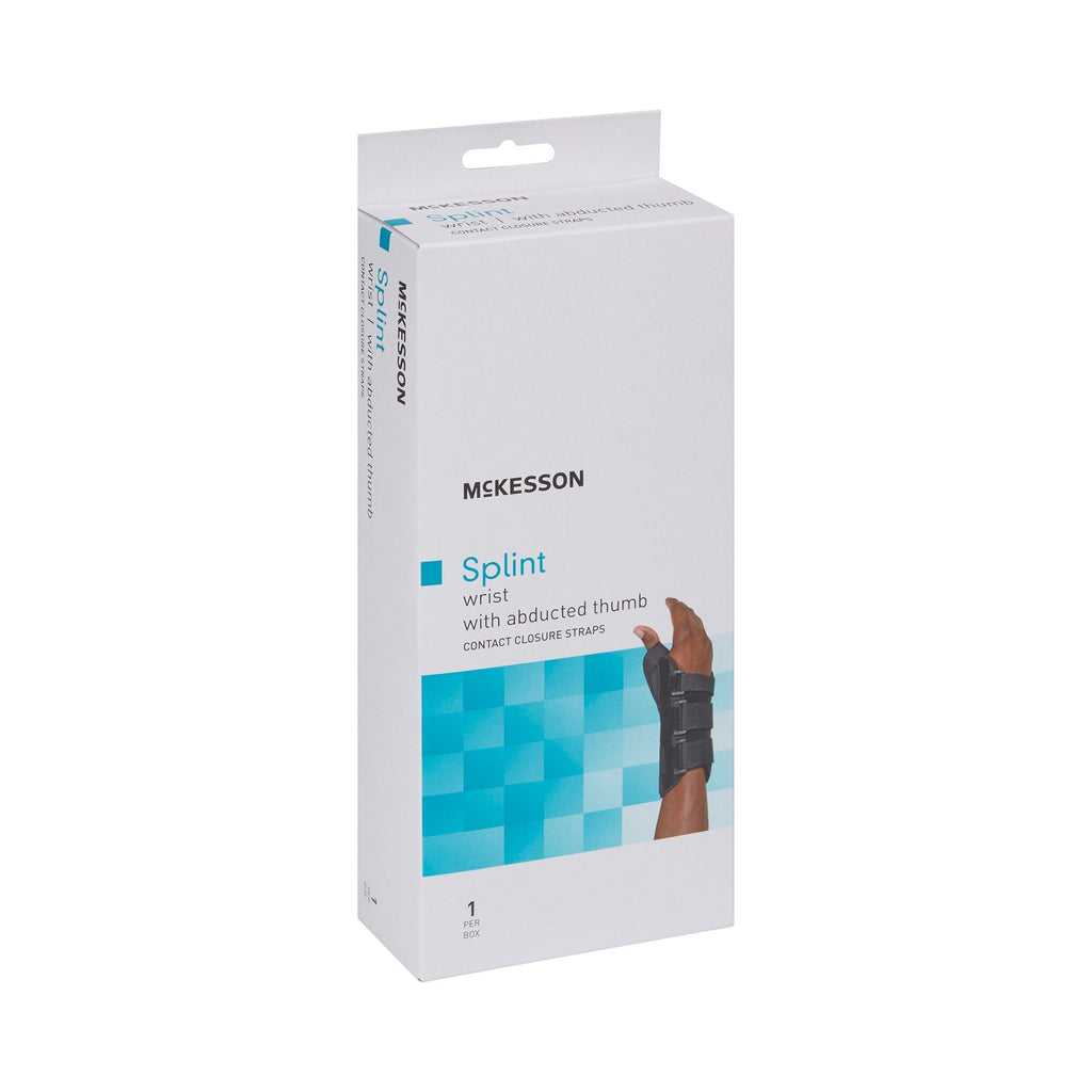 McKesson Left Wrist Splint with Abducted Thumb, Medium 155-81-87315