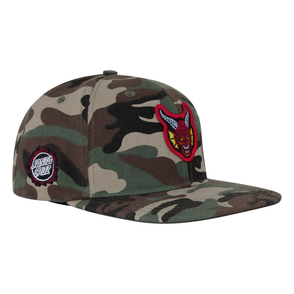 SANTA CRUZ x STRANGER THINGS HELLFIRE CLUB SNAPBACK HAT
