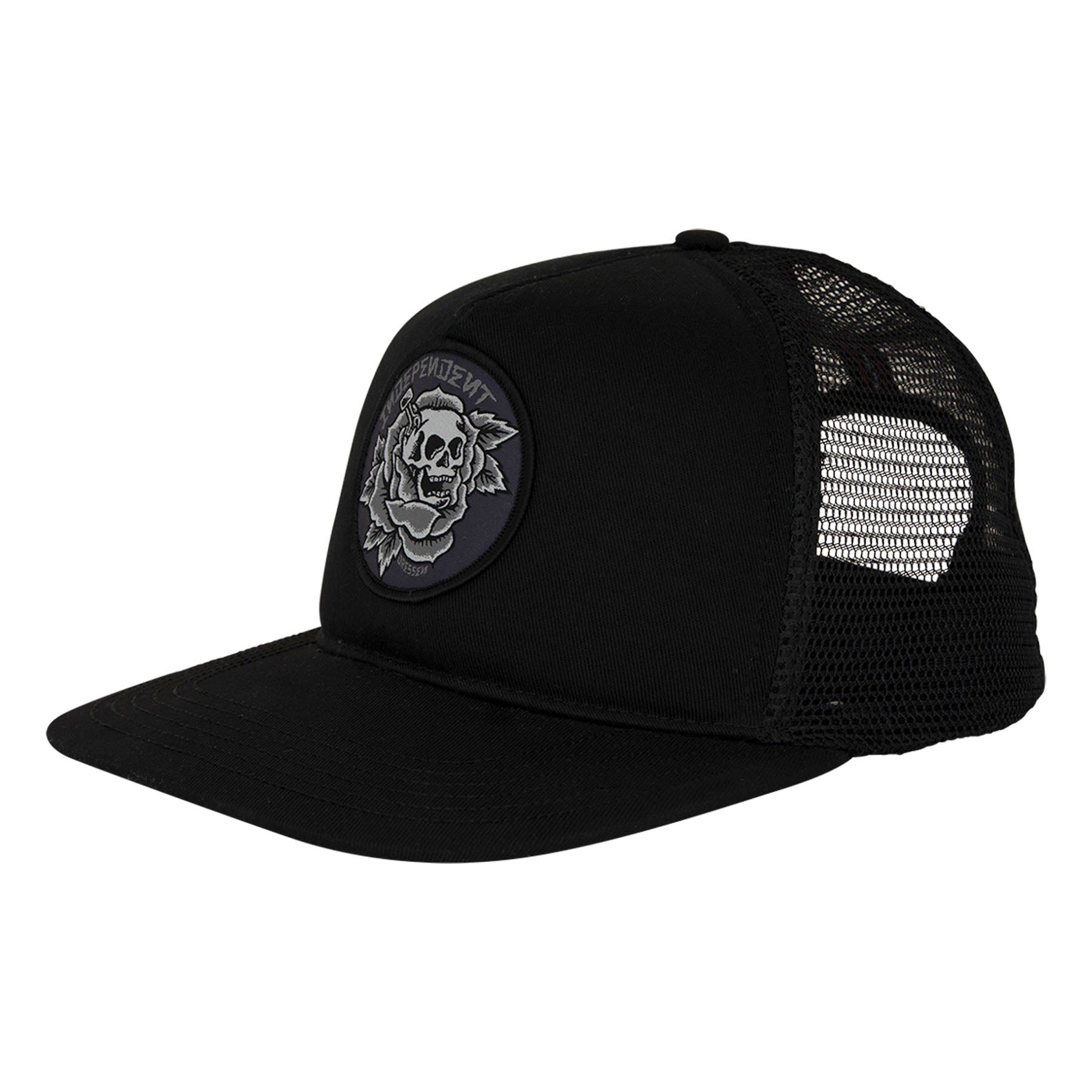 Independent Dressen Skull Rose Snapback Structured Hat