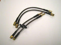 Agency Power Rear Steel Braided Brake Line - 95-98 Porsche 993