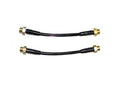 Agency Power Rear Steel Braided Brake Lines - 06-08 Audi A3