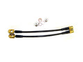Agency Power Rear Steel Braided Brake Lines - 02-07 Audi A4 B6 B7