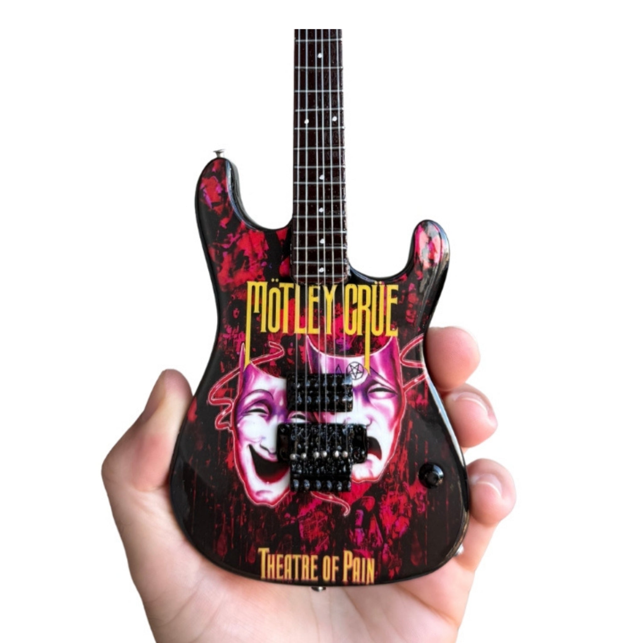 Mötley Crüe "Theatre of Pain" Miniature Guitar
