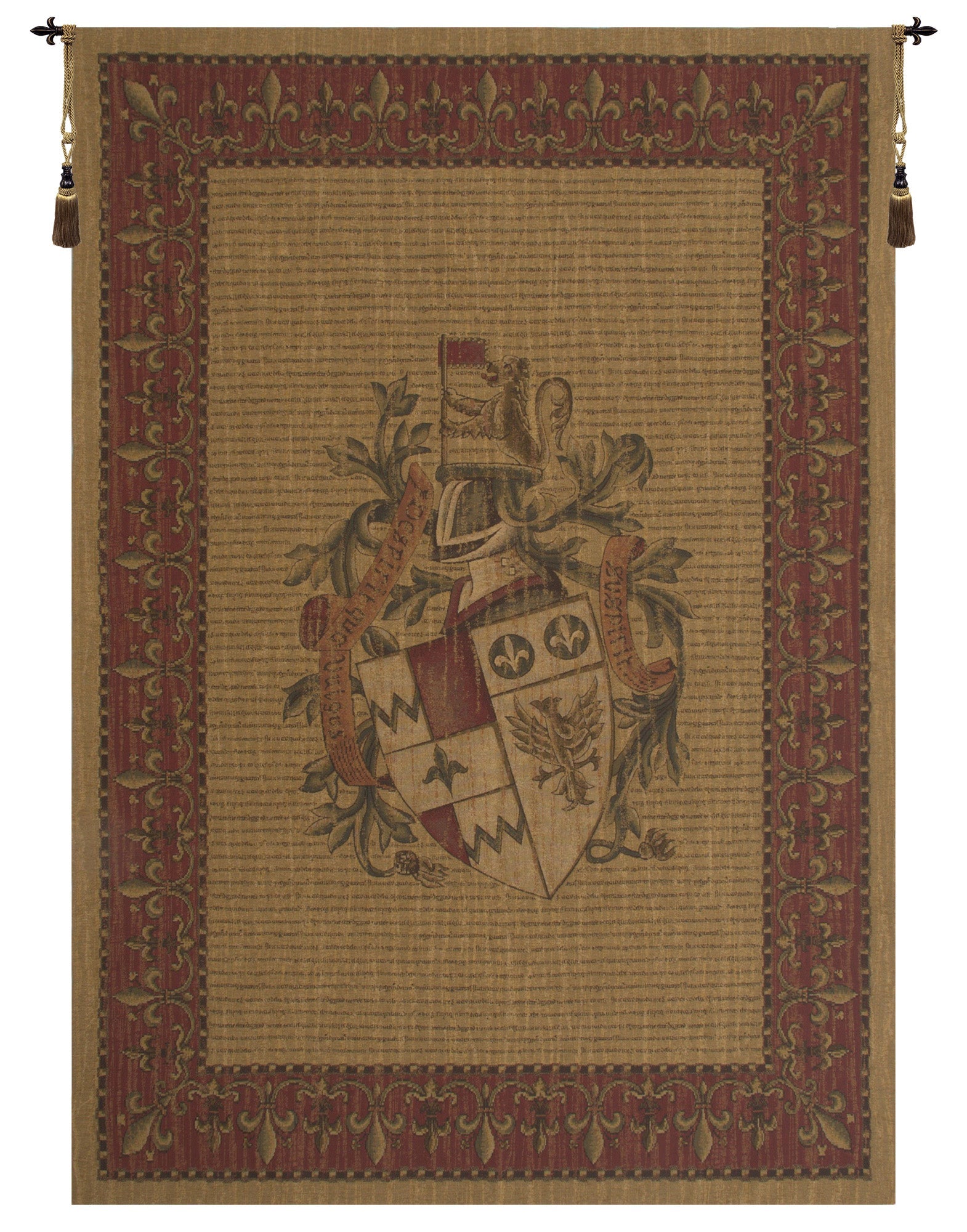 Unicorn Crest Belgian Tapestry