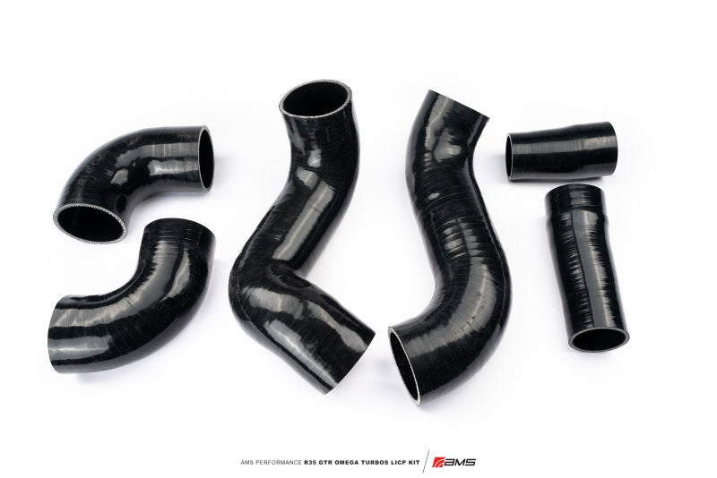 AMS Performance 09-21 Nissan GTR R35 OMEGA Turbo Kit 3in Lower Intercooler Pipes (OMEGA 11) ALP.07.14.0021-1