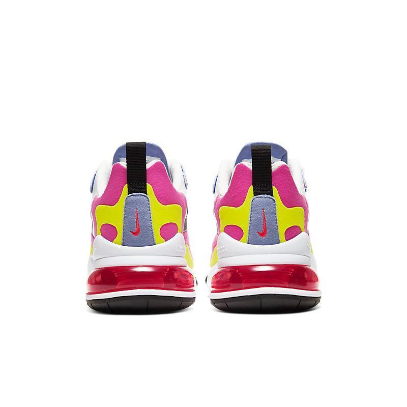 Nike Air Max 270 React 'White Pink Yellow'