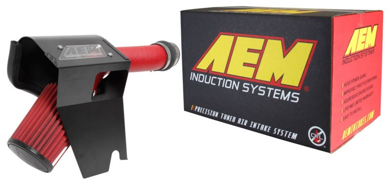 AEM Induction AEM 2018 Subaru WRX STI 2.5L H4 F/I Cold Air Intake System - Wrinkle Red 21-836WR