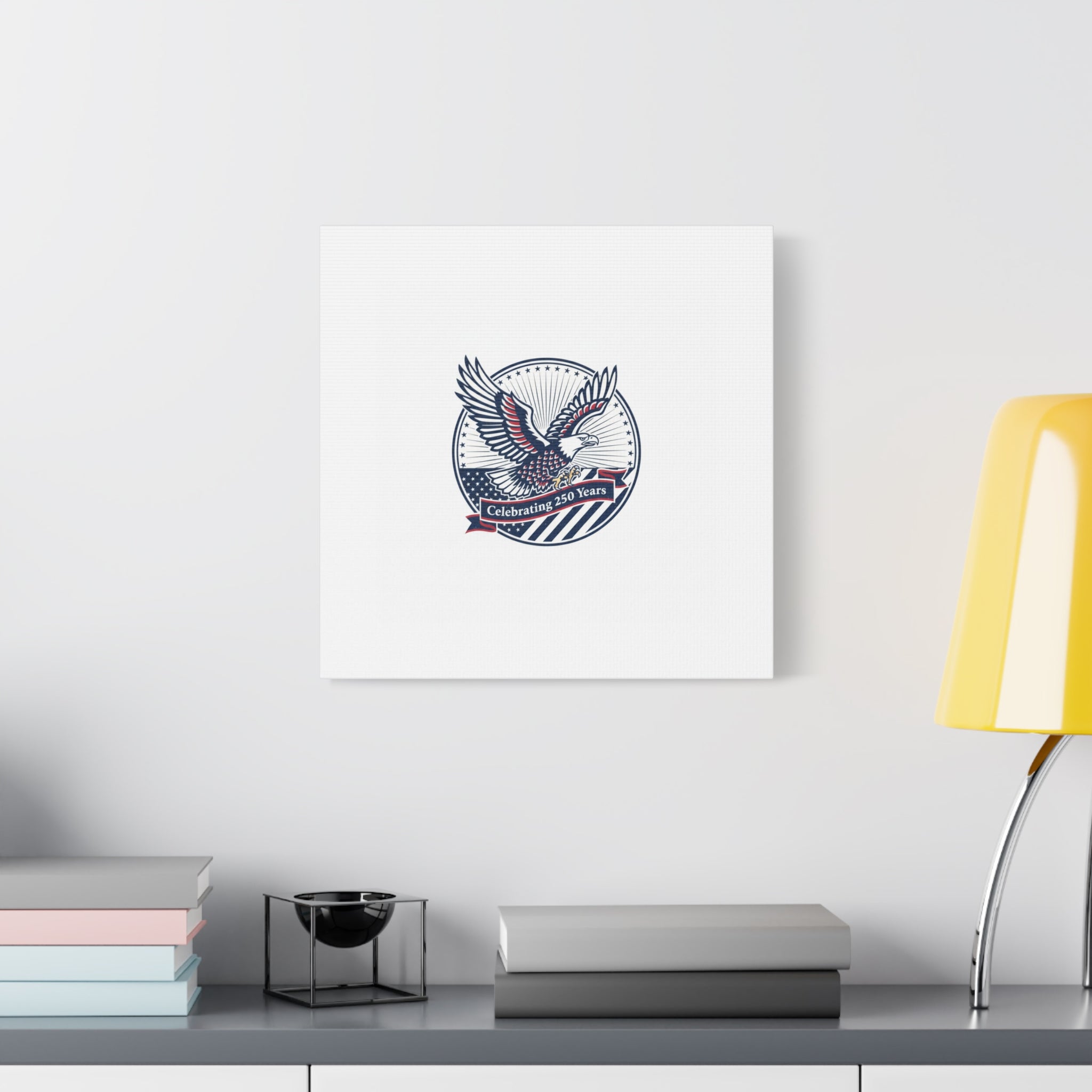 250th Anniversary Eagle Emblem Canvas | Semiquincentennial Americana