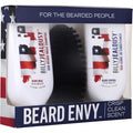 Beard Envy Kit Crisp Clean Scent: Usa Beard Wash Shampoo + Usa Beard Control Conditioner + Reinforced Boar Bristle Brush --2x88ml/3oz + Brush