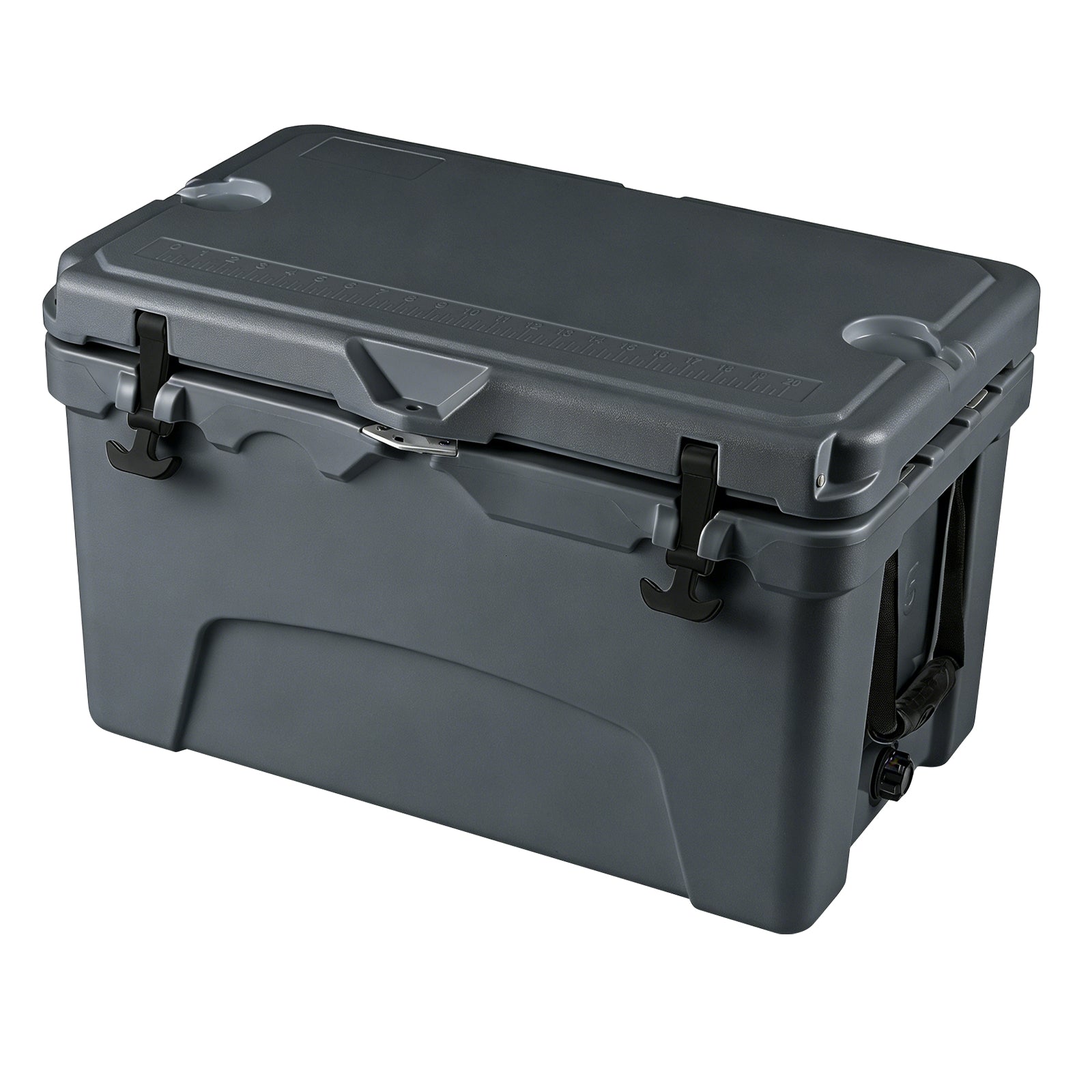 45 Quart Portable Hard Cooler Insulated Ice Chest Keeps Cool for up to 6 Days