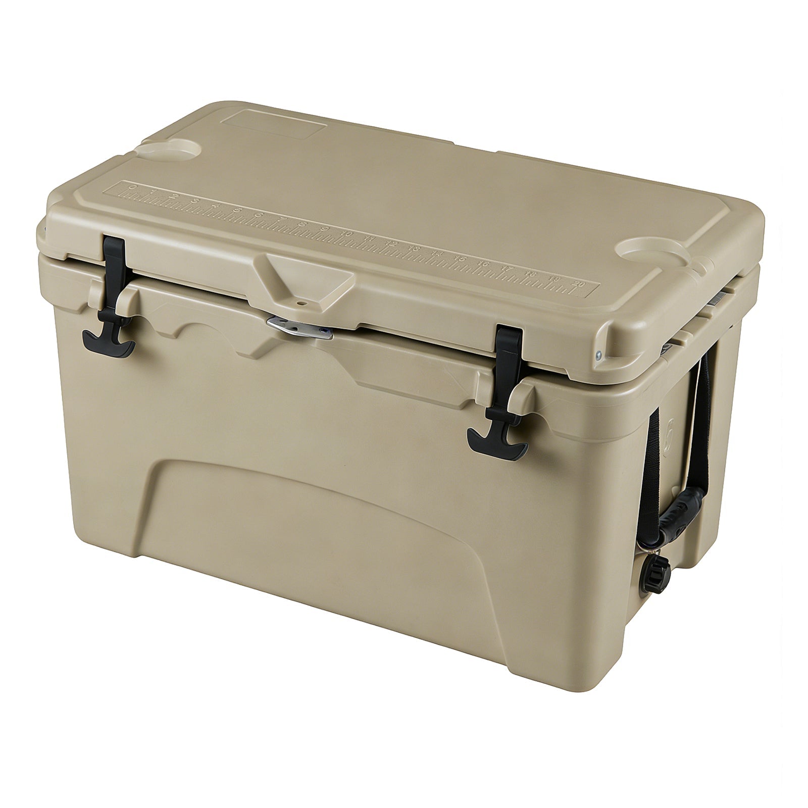 45 Quart Portable Hard Cooler Insulated Ice Chest Keeps Cool for up to 6 Days