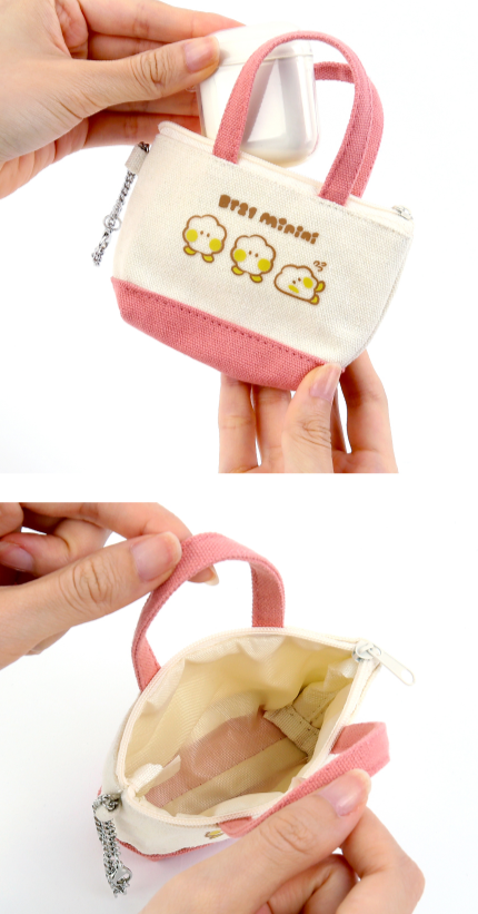 BTS  x BT21 Minini Canvas Bag And Pouch