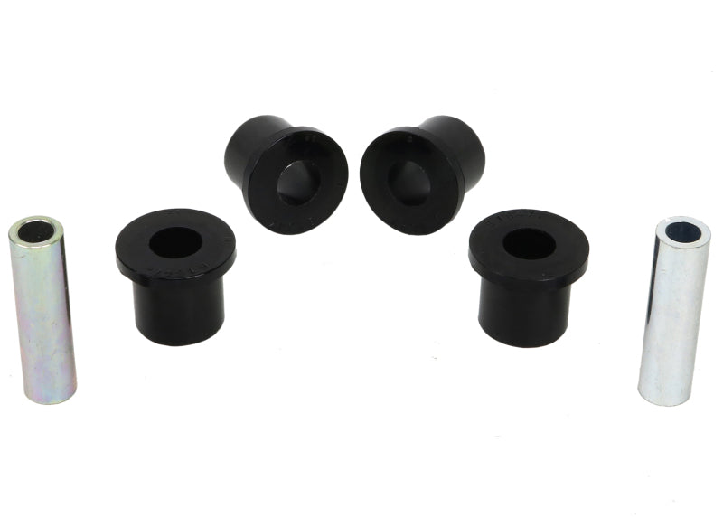 Whiteline Plus 97-05 Nissan Frontier D22 2WD Rear Spring Eye and Shackle Bushing W71647