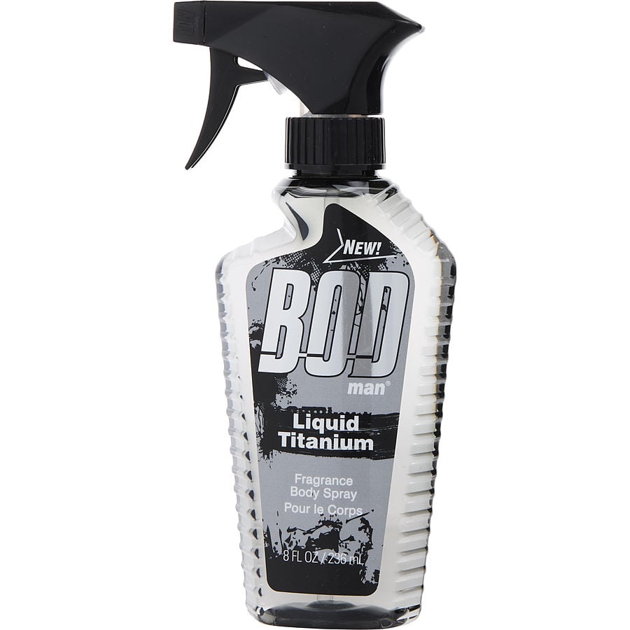 Bod Man Liquid Titanium By Parfums De Coeur Fragrance Body Spray 8 Oz