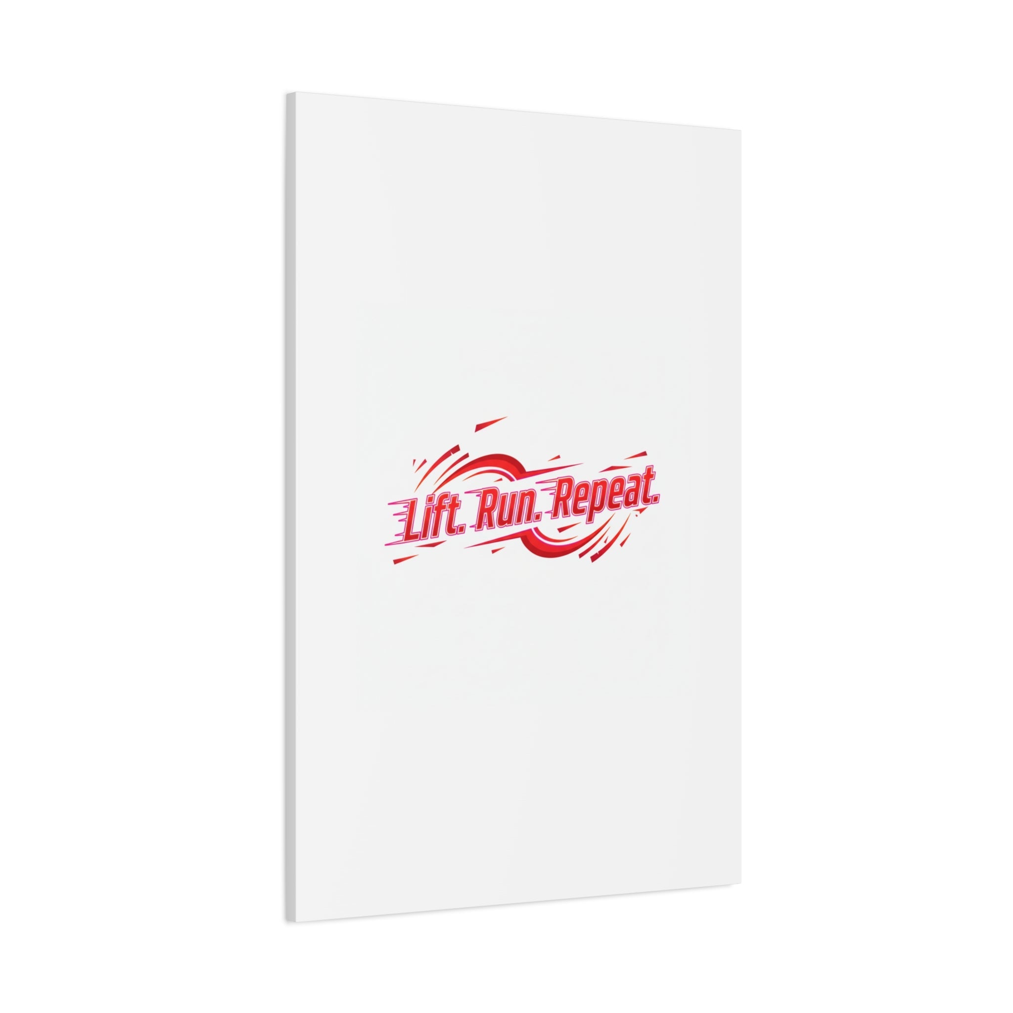 Lift Run Repeat Canvas | Fitness Wall Art, Gym Motivation