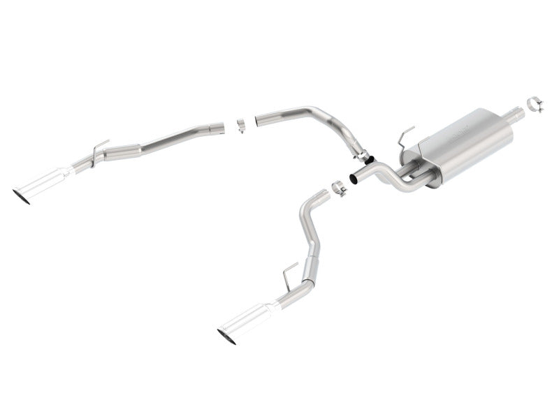 Borla Cat-Back Touring 09-15 Ram 1500 5.7L EC SB Truck Single Spilt Rear Exit Through Bumper 140552