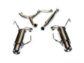 Agency Power Catback Exhaust System Dual 4in Tips - 08-12 Subaru WRX Sedan