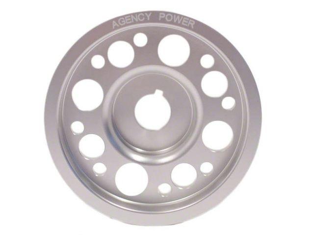 Agency Power Silver Lightweight Crank Pulley Subaru WRX/STi 02 - 07