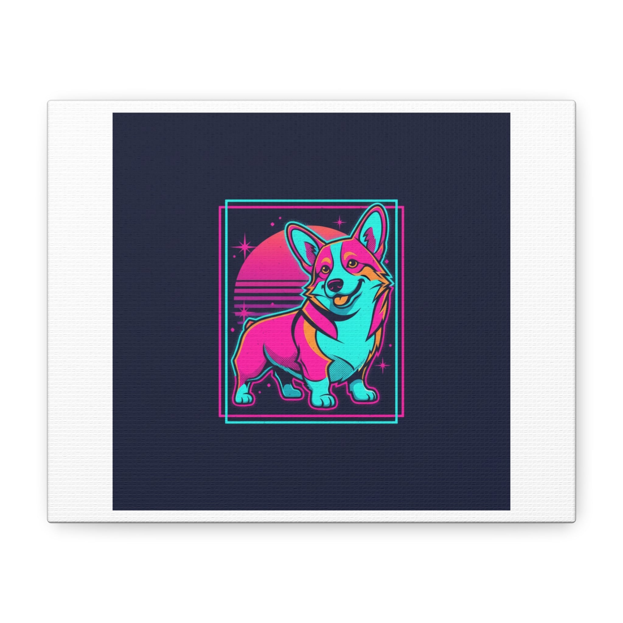 Platonic Love Corgi Canvas | Friendship Valentine, Galentine’s Wall Art