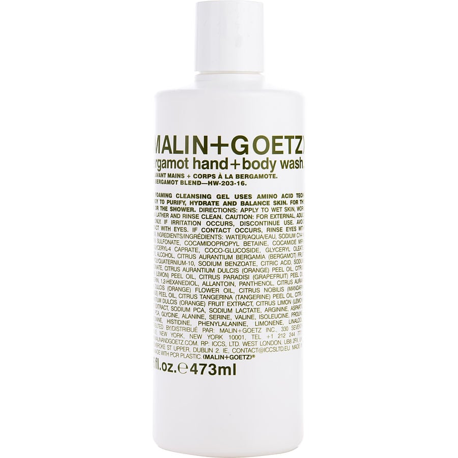 Malin+goetz Bergamot By Malin + Goetz Hand & Body Wash 16 Oz
