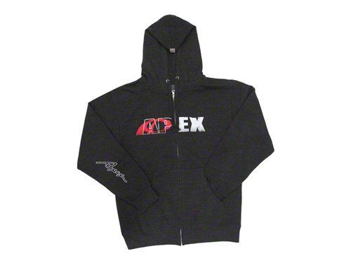 APEXi APEX Block Hoodie, XL, Grey 0BGNG *Discontinued