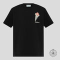 Casablanca Leaning Column T-Shirt in Black