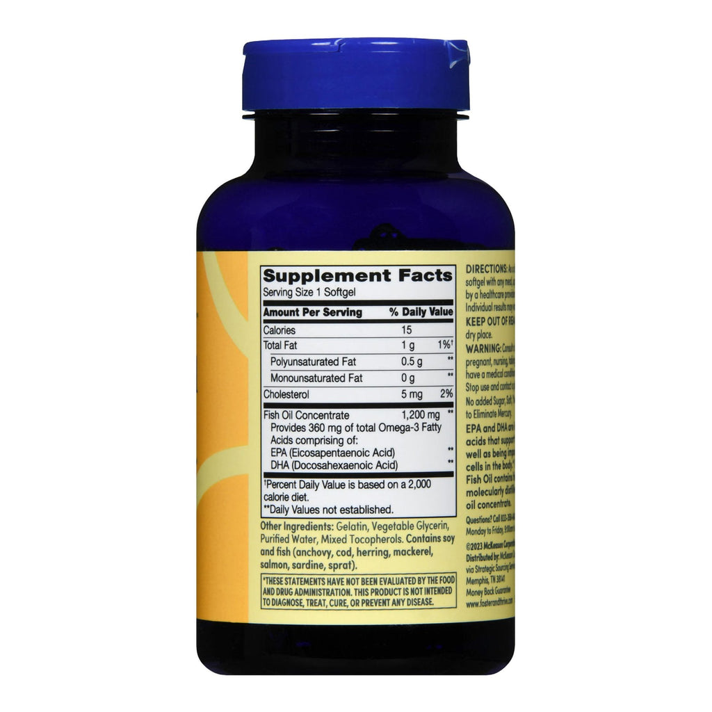 Foster & Thrive™ Fish Oil 1200 mg Softgels 01093995739