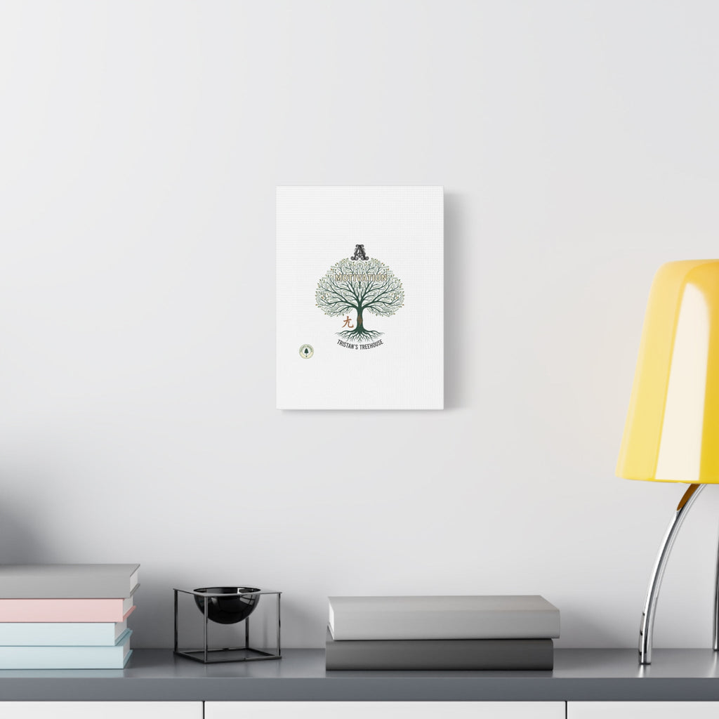 Handwritten Doodle Tree Canvas | Matte Stretched Wall Art