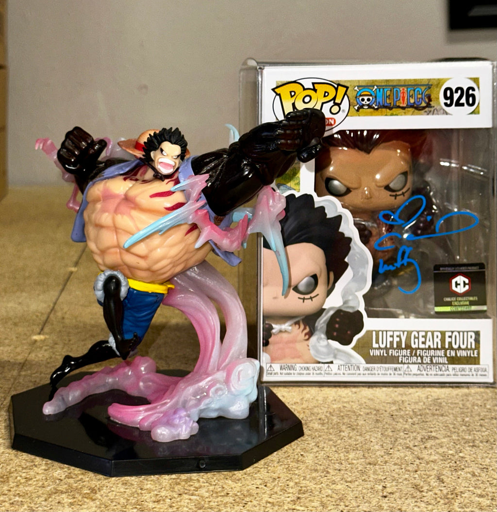 Anime One Piece Monkey D. Luffy Gear 4 (Four) Battle Scene Action Pose Statue