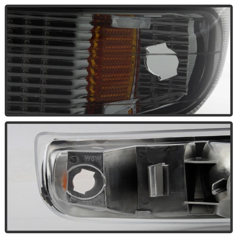 SPYDER Xtune Chevy Silverado 99-02 Amber Reflector Bumper Lights Smoke CBL-JH-CS99-AM-SM 5064288