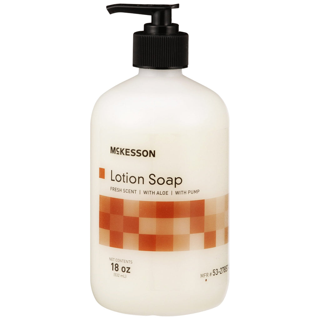 McKesson Lotion Soap, Fresh Scent, 18 oz. Pump Bottle 53-27857-18