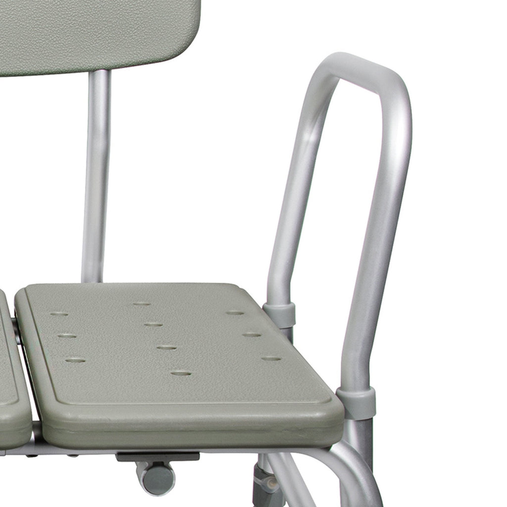 McKesson Aluminum Transfer Bench with Reversible Back 146-12011KD-1