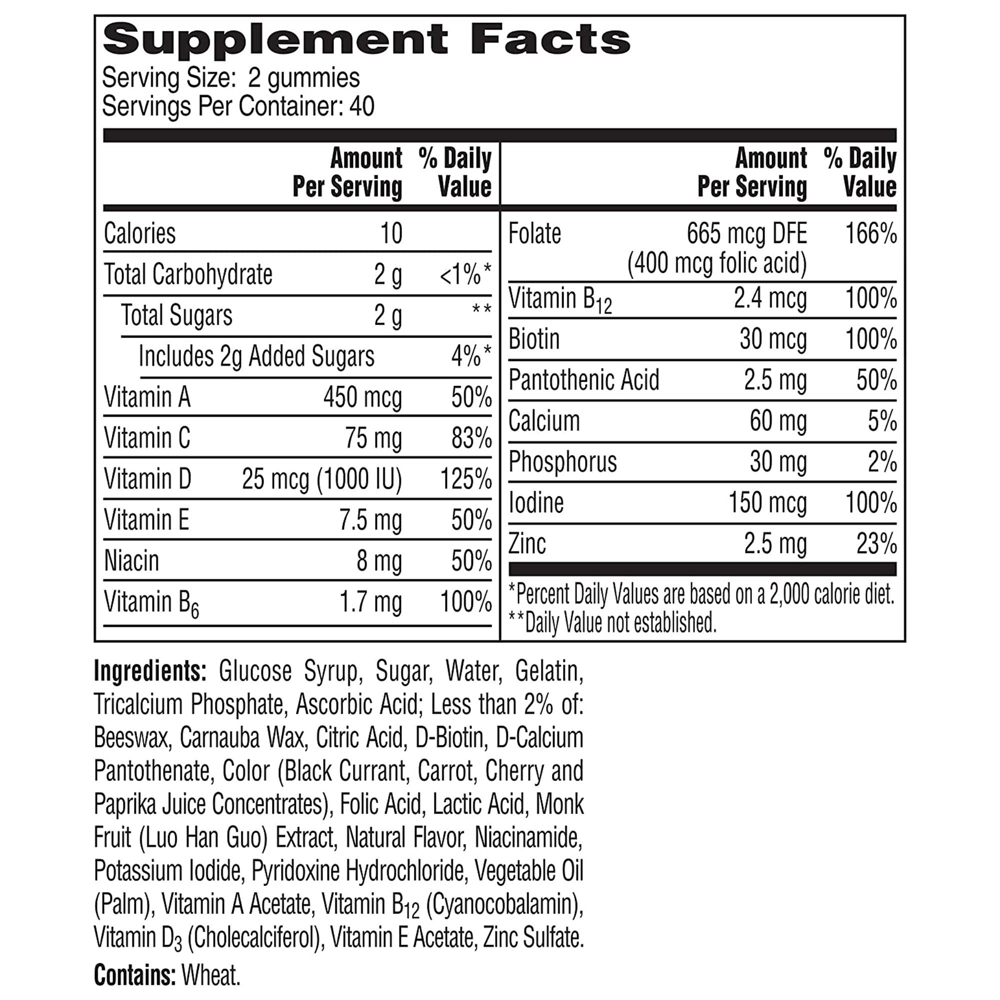 One-A-Day VitaCraves Women's Multi Gummies 01650058683