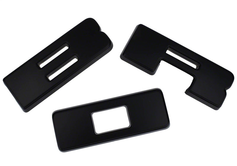 Ford Racing 2021+ Bronco Grille Lettering Overlay Kit - Black M-1447-BLMB