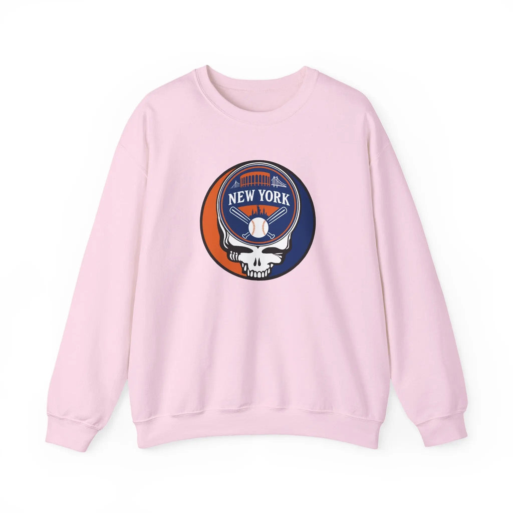 New York Mets Original Stealie Grateful Dead Crewneck Grateful Dead Sweatshirt