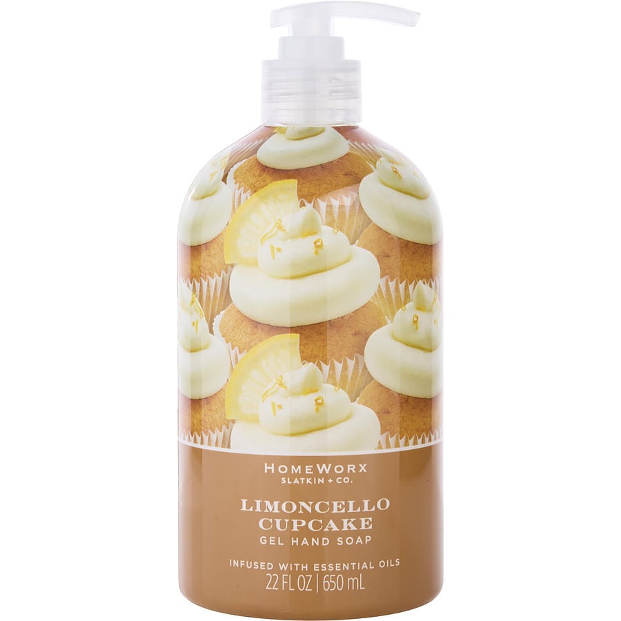 Homeworx Limoncello Cupcake By Slatkin + Co. Gel Hand Soap 22 Oz