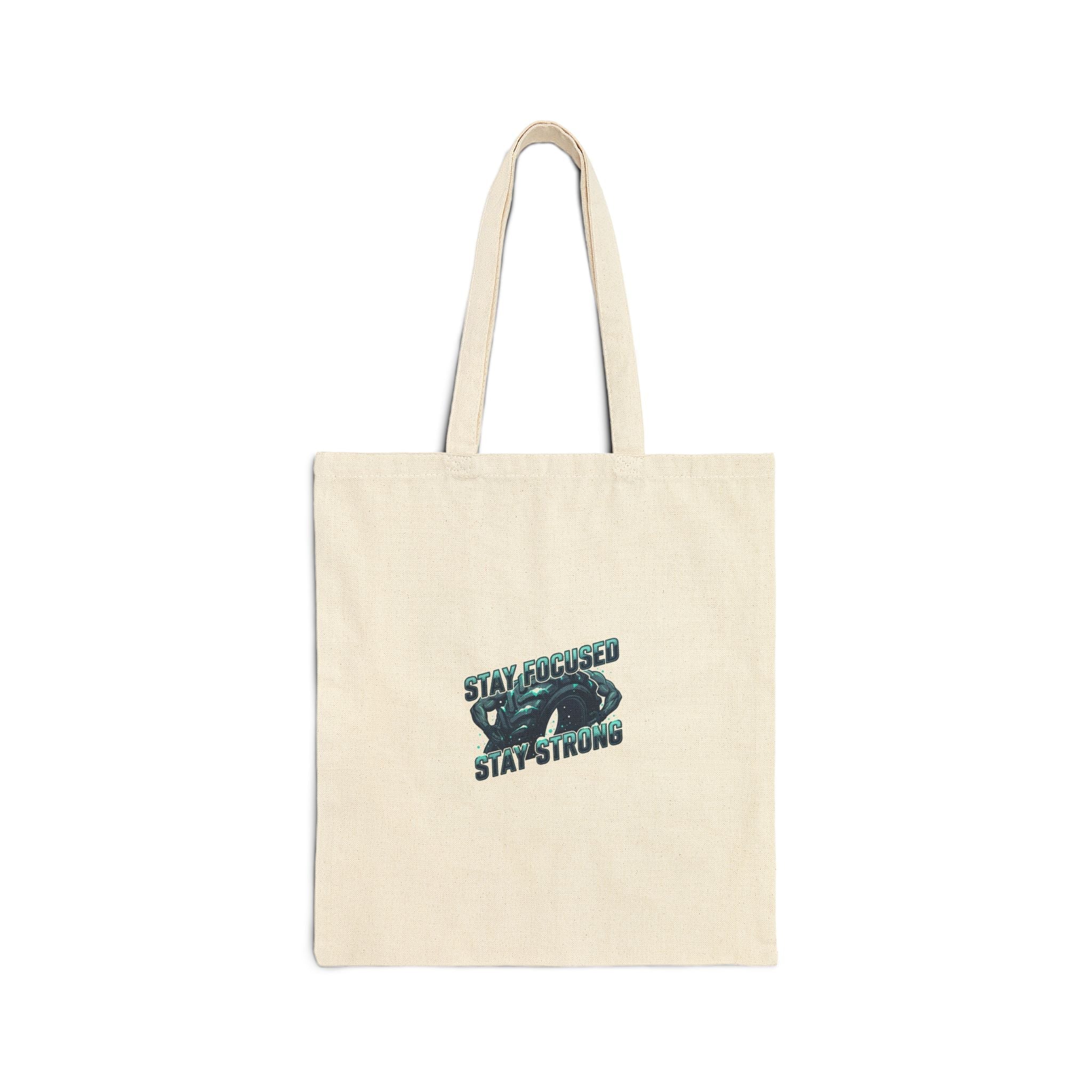 Stay Focused Stay Strong Tote | winter workout, gym motivation