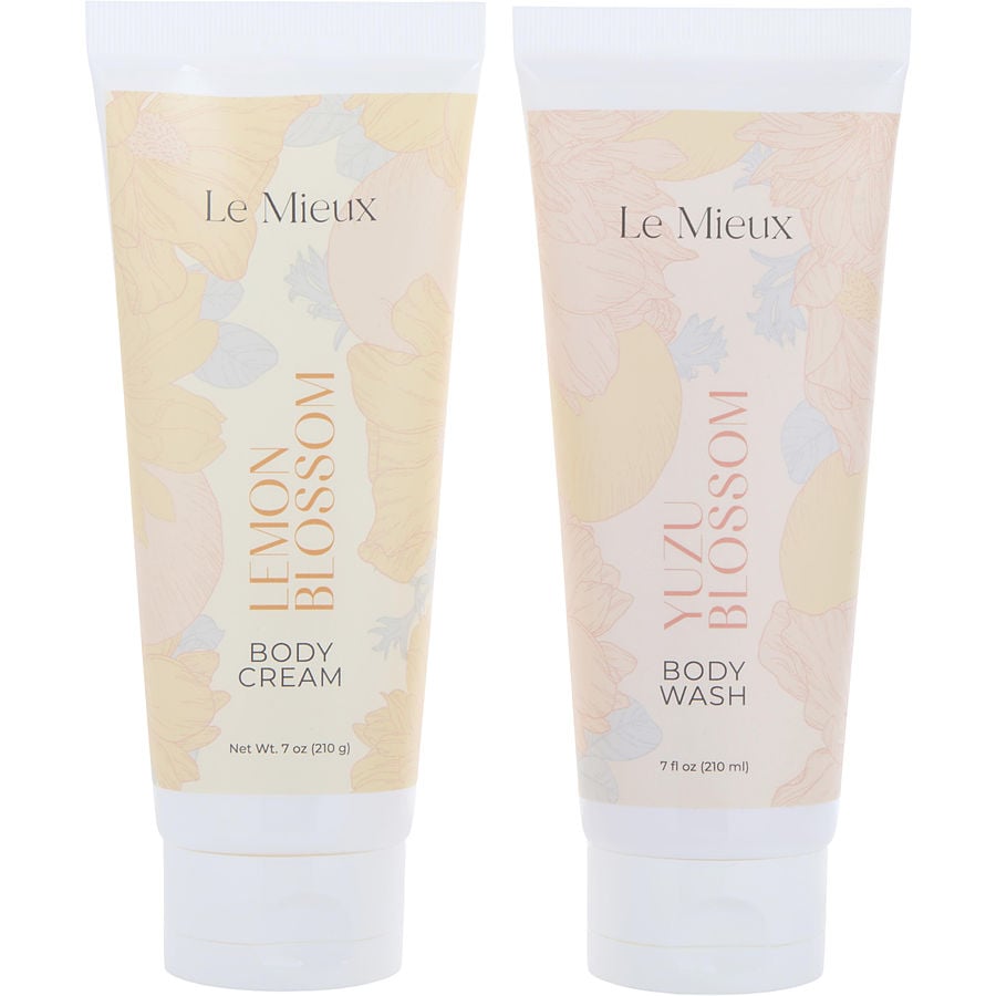 Blossom Buddies Set: Body Wash 7oz + Body Cream 7oz --2pcs