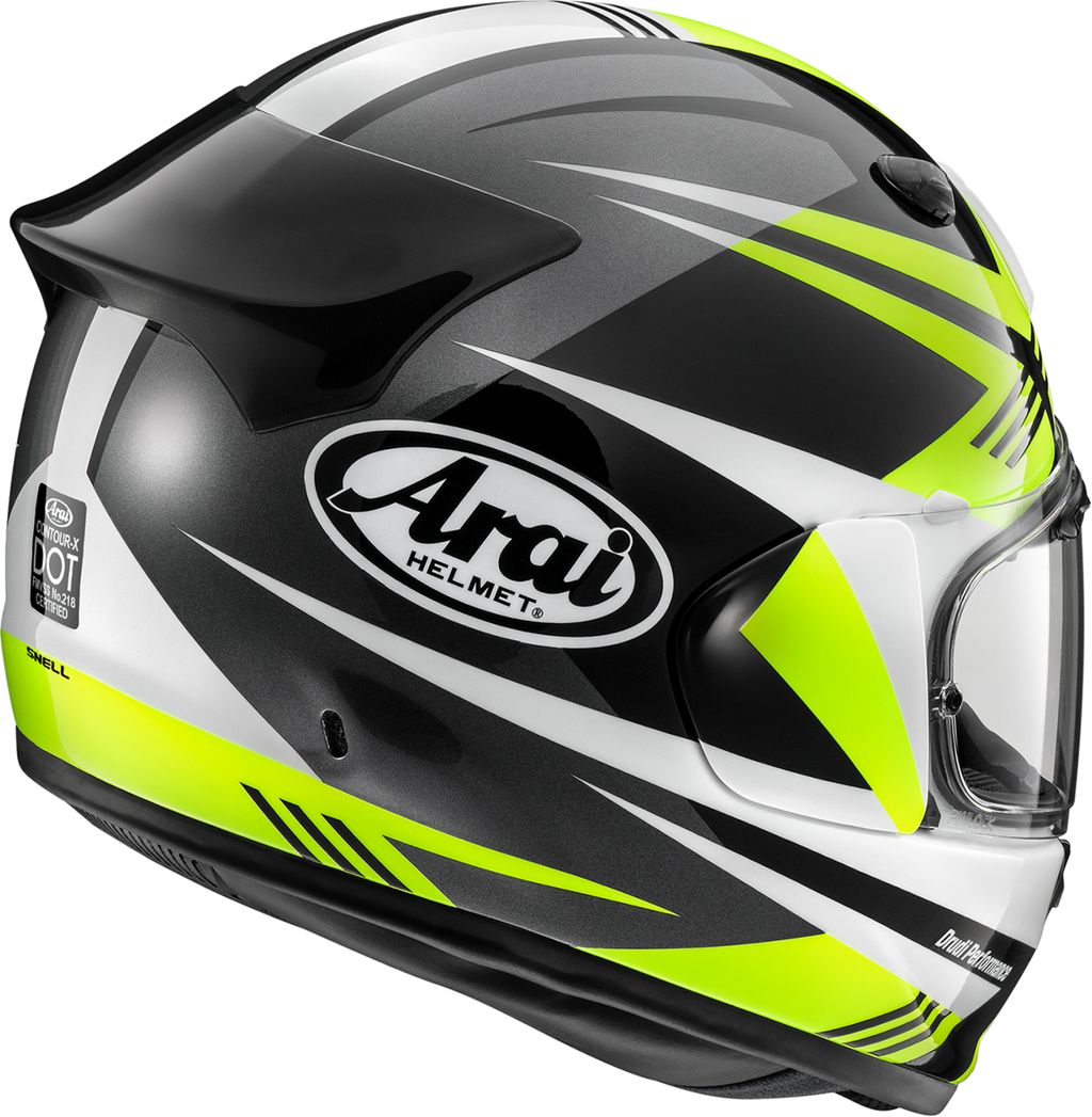 ARAI HELMETS, ARAI HELMETS Contour-X Helmet Mark Yellow Large (Part Number 0101-18149)