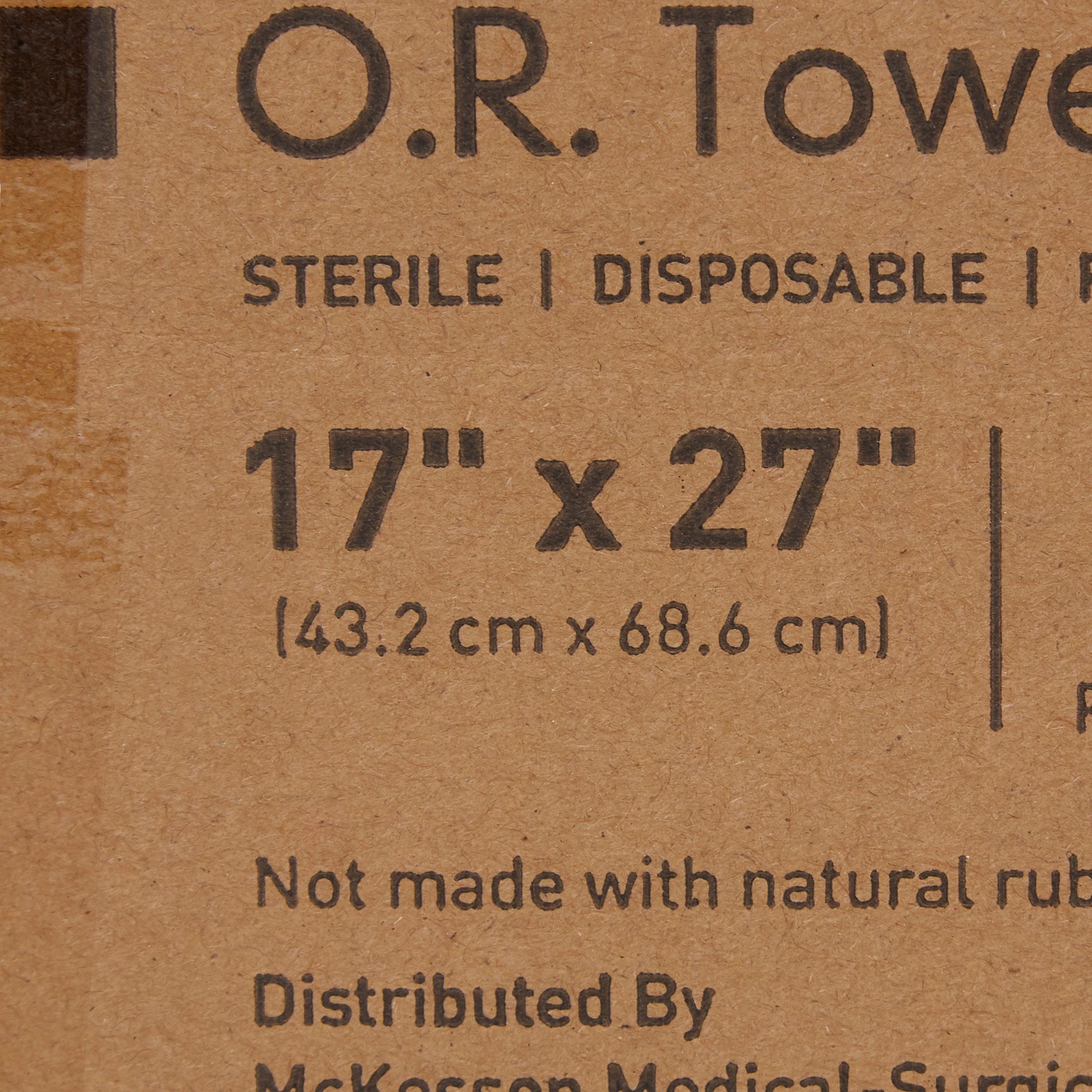 McKesson Sterile Blue O.R. Towel, 17 x 27 Inch 16-6006-B