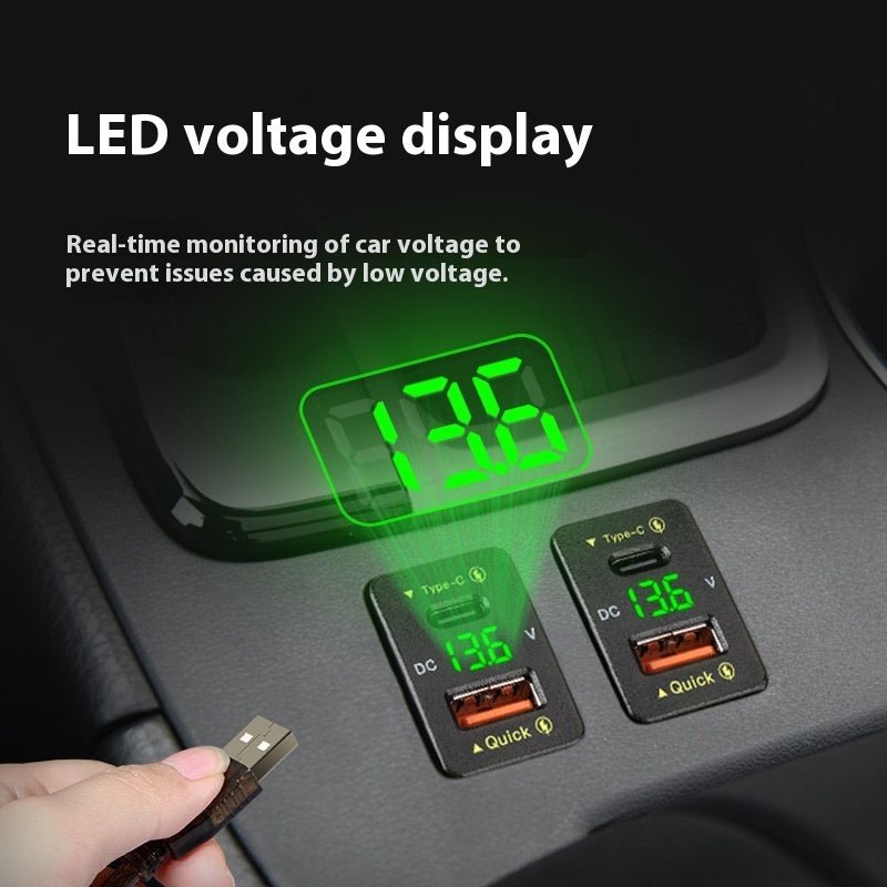 48W Fast Charge QC30 Car Modification Mobile Phone Charger - PhishStones Products